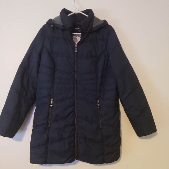 Novelti long hooded coat - Picture 8 of 10